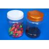 Buy cheap Round Shape PET Airtight Plastic Jars Colorful Cover Water Resistance from wholesalers