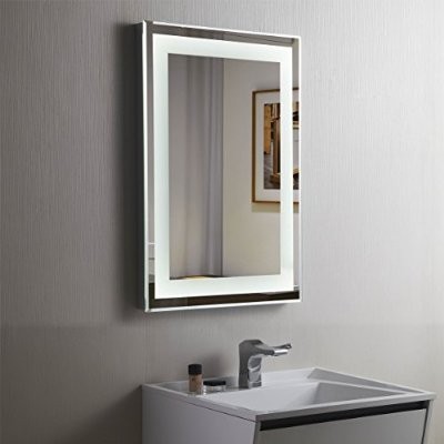 Custom Lighted Bathroom Smart Vanity LED Mirror with Rust Resistant Metal Chassis
