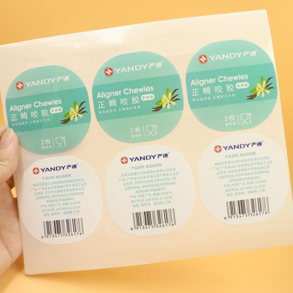 Buy cheap Roll Waterproof Self Adhesive Food Sticker Label and Barcode Label from wholesalers
