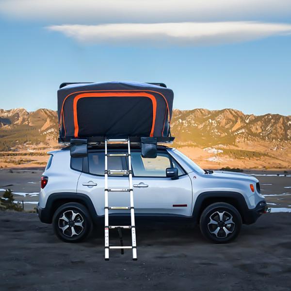 Buy cheap 210*120cm Roof Top Two Bedrooms Aluminium Hard Shell Car Awning Tent from wholesalers
