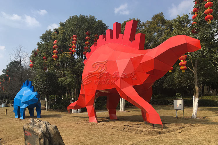 Silicon Ruber Outdoor Playground Fiberglass Dinosaurs Colors Diversified