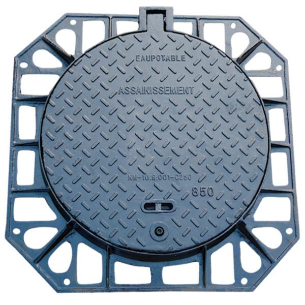 Buy cheap Weather Resistant Inspection Chamber Cover , EN124 D400 Manhole Cover With Lock from wholesalers
