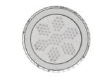IP65 Cree Outdoor LED Canopy Lights / 70W 80W Round LED Canopy Light