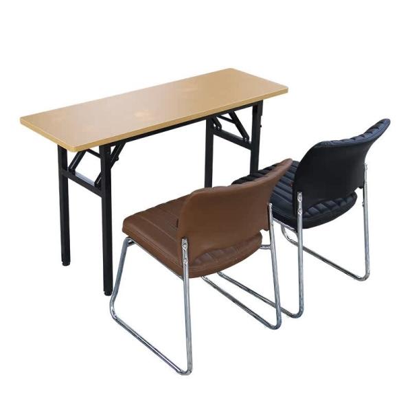 Buy cheap Wood Style PANEL Folding Desk and Chairs for Office Furniture Modern Conference Table from wholesalers