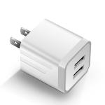 ABS Cell Phone Charger Adapter / Dual USB Fast Charging Wall Adapter For Samsung