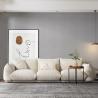 Buy cheap White Velvet Modern Fabric Sofa Set 3 Seat One Stop Solution from wholesalers