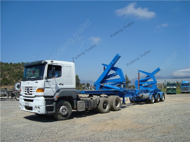 40 Foot Container Side Lifter Crane Truck Trailer Heavy Load Capacity