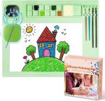OEM Food Grade Art Painting Tools Silicone Craft Mat With Cup For Kids Student