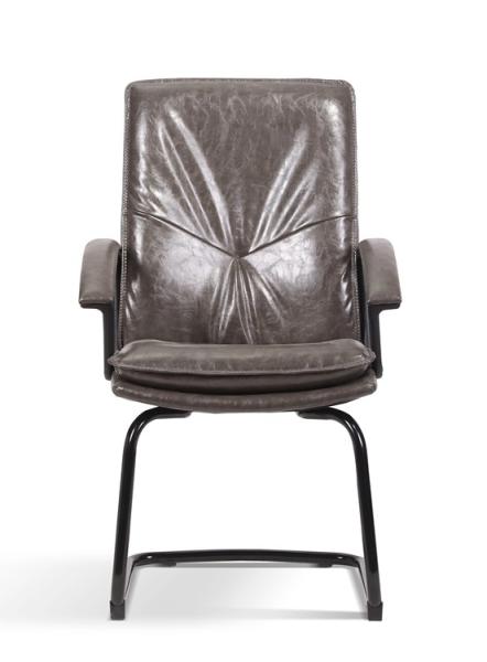 Buy cheap Executive Ergonomic Leather Office Swivel Chairs Brown Functional Fixed Armrest BIFMA from wholesalers