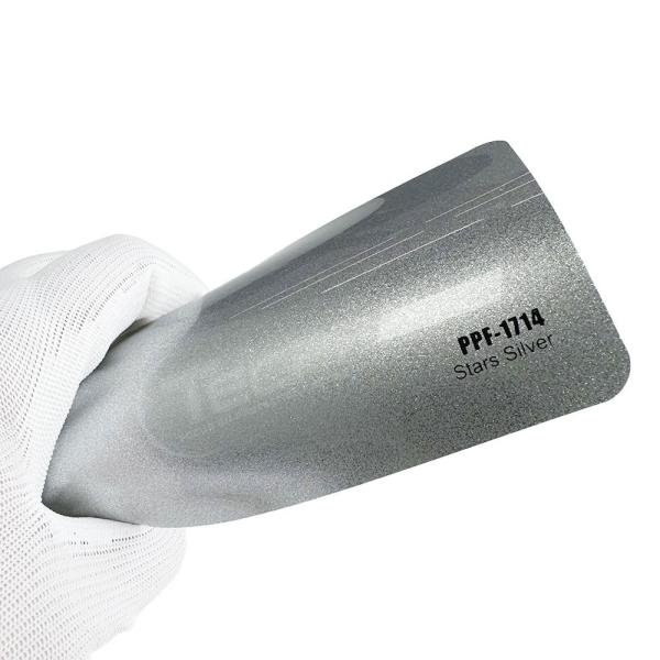 Buy cheap PPF Wrap Stars Silver Colour 8mil Colour Change Paint Protection Film from wholesalers