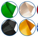 100% Polyester PVC Tent Fabric Vinyl Coated Fabric Roll Heavy Duty PVC Tarpaulin