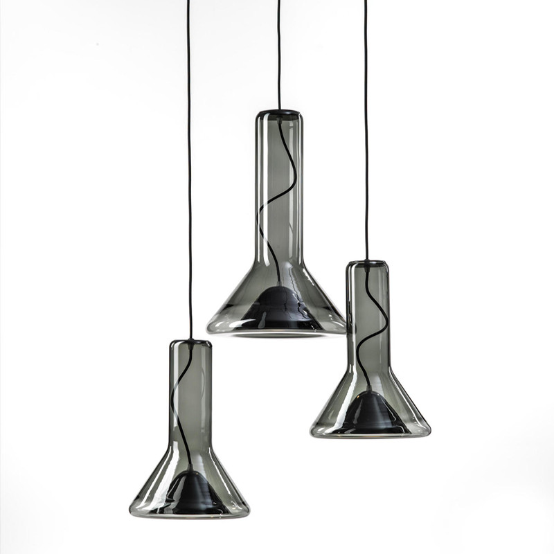 Modern Minimalist Glass Horn Pendant Lamp Bar Restauran Cafe Whistle Medium Pendant Lamp(WH-GP-164)