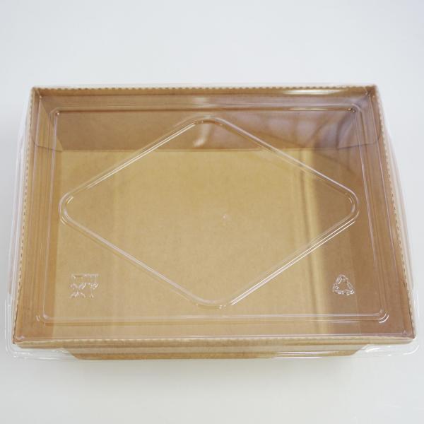 Buy cheap Chinese Take Away Packaging Folding Box Kraft Paper Food Container For Sushi And Rice from wholesalers