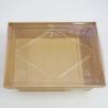 Buy cheap Chinese Take Away Packaging Folding Box Kraft Paper Food Container For Sushi And Rice from wholesalers