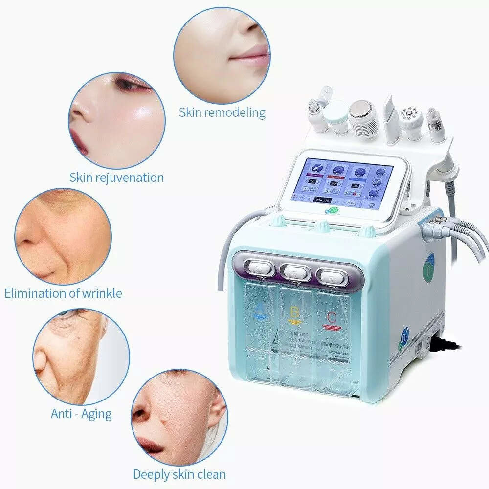 7 In 1 H202 Facial Cleaning RF Jet Facial Machine Skin Tightening