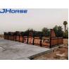 Buy cheap Standard 14Feet Black Powder Coated Horse Stall Panels Fronts Filling Bamboo from wholesalers