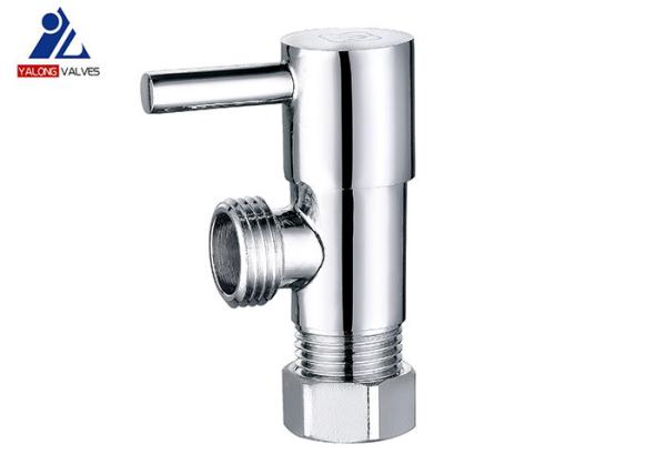 Buy cheap Polish Finished NPS Brass Angle Valve 150 PSI Angle Shut Off Valve from wholesalers
