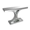 Buy cheap Accent Crystal Mirrored Console Table Hotel Entryway Furniture from wholesalers