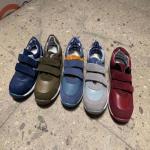 5 Colors Lattice Kids Velcro Sneakers Antiskid Size 26 To 31