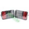 Buy cheap Led Rear Bumper Light Fog Parking Light Reverse Brake Light Rear Bumper Lamp For Jeep Wrangler JK 2007-2016 from wholesalers