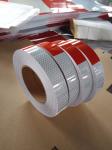 50mm Red-White DOT-C2 Reflective Tape Light Reflective Tape Glass Beads
