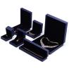 Buy cheap Hanhong Handmade Velvet Jewelry Packaging Box for Necklace and Ring 9*9*4.5cm Blue PU Leather from wholesalers