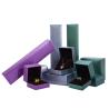 Buy cheap Pendant Bracelet Necklace Ring Jewelry Box Purple Paper Packaging Hot Stamping from wholesalers