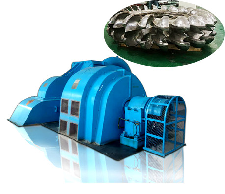 100kw-50mw Power Output Pelton Wheel Turbine Generator With Air / Oil Cooling Method