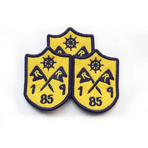 Buy cheap Heat Transfer 1.1mm Thickness Custom Embroidered Patches from wholesalers