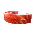 Rotary Dryer Grade 6 finish machining Forging Large Ring Gear flange