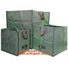 Buy cheap Outdoor Large Capacity Garden Gallon Waterproof Green Lawn PE Woven Waste Bags, Reusable Yard Waste Bags from wholesalers