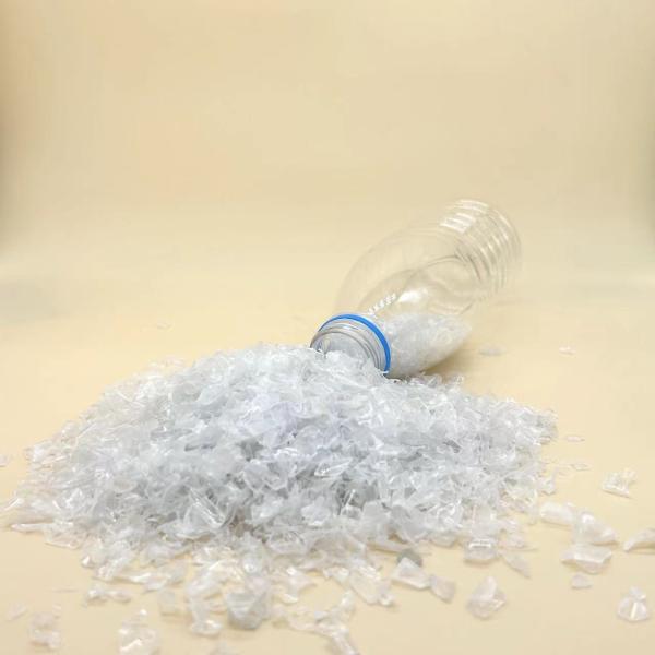 Buy cheap Customized Cold Wash 100% Clear White Color RPET Bottle Plastic Flakes from wholesalers