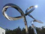 Buy cheap Garden Outdoor Metal Sculpture Metal Abstract Style For Square Decoration from wholesalers