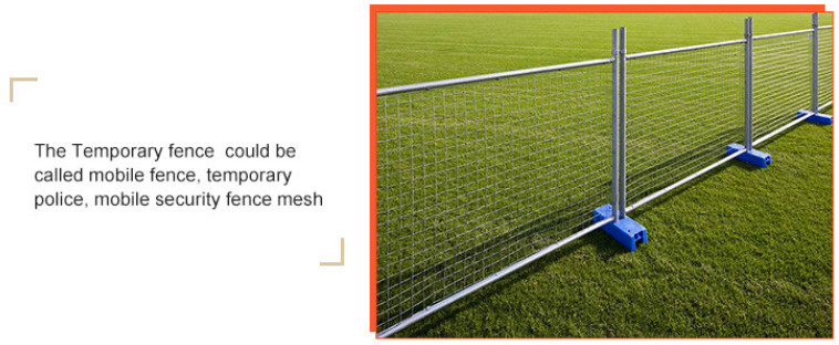 2.1x2.4m Low Carbon Steel Temporary Mesh Fencing 50x75mm Mesh Hole