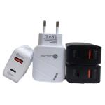 DC5V 48W Fast USB Chargers PC ABS Plastic Automatic Protection