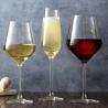 Buy cheap Custom Hand Blown White Wine Glasses Clear Burgundy Wine Glasses from wholesalers
