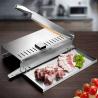 Buy cheap Stainless Steel Frozen Meat Knife Chopping Ribs Frozen Meat Cutter manual meat bone cutting machine from wholesalers
