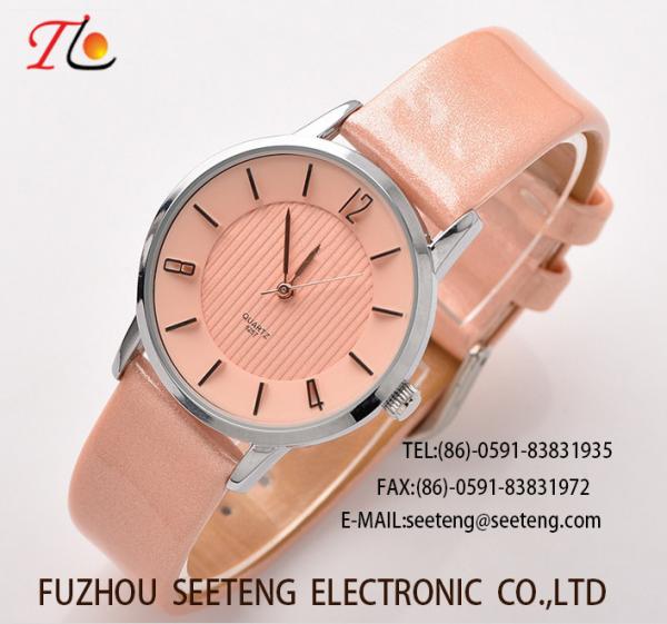 Buy cheap WHOLESALE PU STRAP AND ALLOY CASE QUARTZ WATCHES ELEGANT WATCH from wholesalers