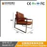 Buy cheap Single Leisure Sofa Chair Nordic Solid Wood Simple Small Sized Design Chair Living Room Balcony Comfortable from wholesalers