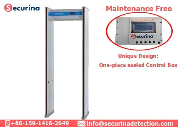 Buy cheap Entertainment Places Archway Metal Detector Doors Anti Interference Without Blind Area from wholesalers