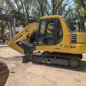 Buy cheap PC60 Original Komatsu 60 Mini Used Excavator Professional Tracked Excavator from wholesalers