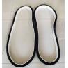 Buy cheap Black Nylon Bristles Wire Ring PVC Belt Brush With Spacing from wholesalers
