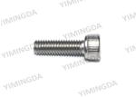 M6x1x20MM Stainless Screw 854500768 for GT5250 / S5200 Cutter Parts