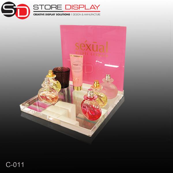 Buy cheap Acrylic Counter Displays for skincare cosmetic from wholesalers