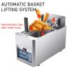 Buy cheap Multipurpose 8L Digital Electric Deep Fryer with Stainless Steel Body and Rapid Heating from wholesalers
