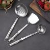Buy cheap Stianless steel Slotted skimmer soup scoop for kitchen cooking tool from wholesalers