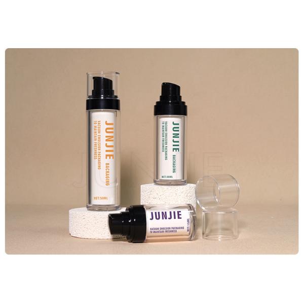 Empty Custom Color Lotion Serum Airless Pump Bottle 30ml 50ml Eco Skin Care Packaging AS Airless Bottles