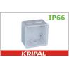 Buy cheap Grey Small IP66 Outdoor Junction Box / Plastic Electrical Junction Box from wholesalers