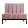 Buy cheap Hot sales Navy Blue High back Sofa sets sectional sofa Modular Sofa Stainless Steel Leg for living room Club from wholesalers