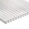 Buy cheap PC Hollow Sheet 2 Faces UV Coated Circular Edge Amber Clear Roofing Sheet 8mm 10mm from wholesalers